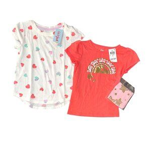 Cat & Jack 5T & Epic Threads Size 5 Girls T-Shirts 2-Pack